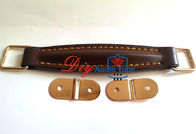 Lightweight Guitar Amplifier Handles Leather Material With Nickel / Gold Fitting