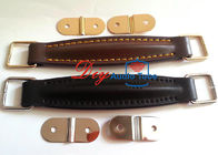 Lightweight Guitar Amplifier Handles Leather Material With Nickel / Gold Fitting